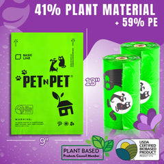 PET N PET plant-based poop bags blend durability with sustainability during strolls