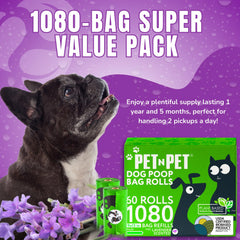 PET N PET lavender-scented bags keep waste discreet and fresh on walks