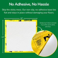 Pet N Pet 50-count plant-based pad pack emphasizes value for training.