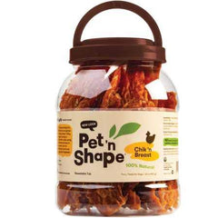 Pet 'n Shape Chik 'n Breast Jerky puppy bowl snack ready for training.