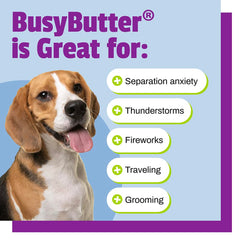 Pet Naturals BusyButter training treat for positive reinforcement