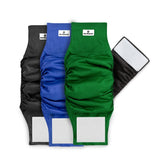 Pet Parents Washable Belly Bands large size with waist measure guide for precise fit.