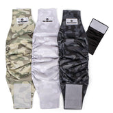 Pet Parents washable belly bands for male dogs in black offer reusable leak protection for daily wear.