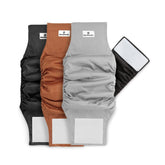 Pet Parents washable belly bands small pack front view showing color variety for easy matching