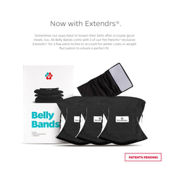 Pet Parents washable belly bands small waist guide demonstrates accurate sizing.