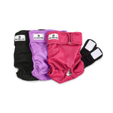 Pet Parents Washable Dog Diapers 3pack packaging highlights eco-friendly reusable solution.
