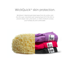 Pet Parents diaper velcro closure ensures quick secure fit with fur-safe design.
