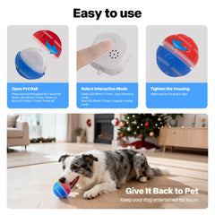 Pet Prime ball rechargeable battery demonstrating long play sessions