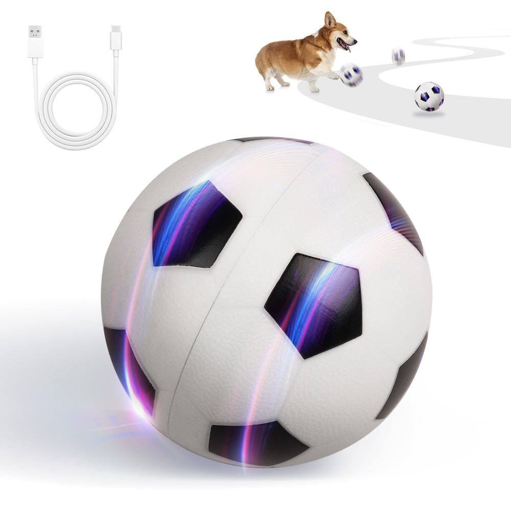 Pet Prime interactive dog ball toy front view shows a compact rolling ball for active play.