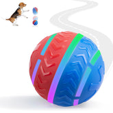 Pet Prime interactive dog ball toy with LED rolling light for engaging play.