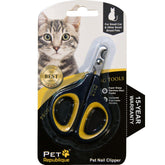 Pet Republique cat nail clippers front view show premium stainless steel blades for precise trims.