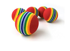 PET SHOW 3-5cm foam ball, lightweight and chew-friendly for kittens.