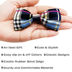 PET SHOW collar bowties dots black bold accent for pets everyday wear