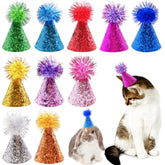 PET SHOW mini hats in green provide a party-ready look and adorable photo prop.