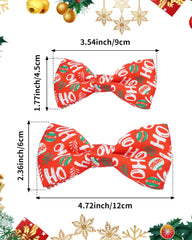 PET SHOW patterned bowtie set enhances holiday styling for daily walks and events