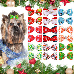PET SHOW rhinestone dog bow center adds subtle sparkle to looks