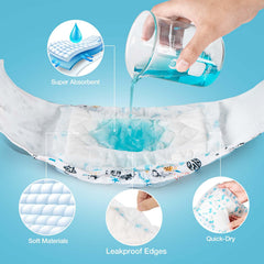 Pet Soft dog diaper liners compatibility with wraps fits male wraps and female diapers