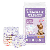 Pet Soft female dog diapers XXS package for tiny dogs with comfy fit