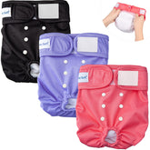 Pet Soft waistband closeup shows secure fit and leak protection.