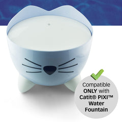 PET STANDARD filter materials may reduce hair and heavy metals for cleaner-tasting water.