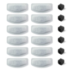 PET STANDARD ORSDA fountain filter in stainless setup demonstrates clean water filtration.