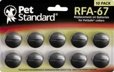 PET STANDARD RFA-67 battery pack-ten ready for easy replacement in PetSafe collars