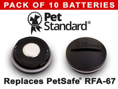 PET STANDARD RFA-67D-11 compatibility image shows seamless PetSafe collar fit
