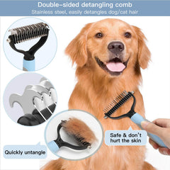 Pet supplies dematting comb for dogs, detangling safely