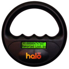 Pet Technology Store Halo Scanner black front view for quick pet ID.
