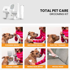 PET TERRA FurCare Pro nozzle-hair captures loose fur from furniture during grooming