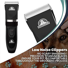 Pet Union titanium blades delivering clean cuts with minimal tugging