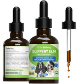 Pet Wellbeing Slippery Elm bottle pour aids gentle dosing for easy administration