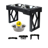Pet Zone Designer Diner bundle with stand and bowls ready for elevated feeding at home.