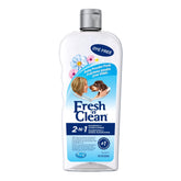 PetAg Fresh ’n Clean 2-N-1, champú sin jabón, polvo de bebé, piel y pelaje suaves.