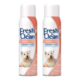PetAg Fresh ’n Clean cologne spray bottle shown for dogs with floral scent and odor management.