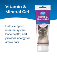 PetAg Vitamin & Mineral Gel cat-dosing-oral demonstrates easy oral administration for cats.