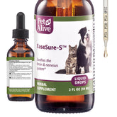 PetAlive EaseSure-S bottle front for dog and cat calming support.