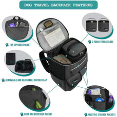 PetAmi airline approved under-seat bag design for easy airport stowage during travel.