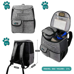 PetAmi airline-approved dog bag for travel with roomy compartments and under-seat compatibility.