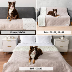 PetAmi anti-slip backing keeps the cover in place on furniture