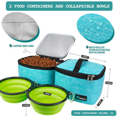 PetAmi collapsible bowls compact travel-ready for pets