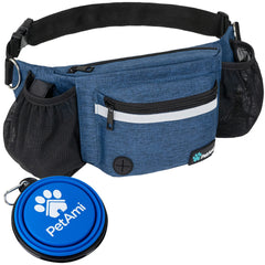 PetAmi dog fanny pack collapsible bowl for on-the-go hydration.