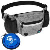 PetAmi dog fanny pack front view emphasizes hands-free walking convenience