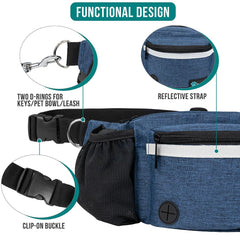PetAmi dog fanny pack water bottle holder keeps drinks handy.