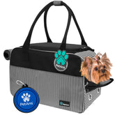 PetAmi dog purse carrier under-seat fits under most airplane seats for easy travel