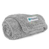 PetAmi fluffy waterproof blanket protects your couch from spills.