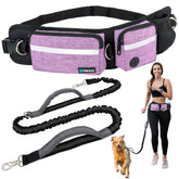 PetAmi hands-free dog leash with waist bag for organized walks.