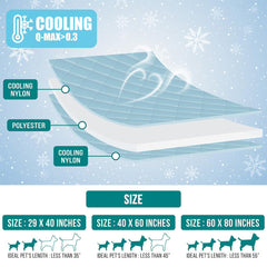 PetAmi Premium Cooling Dog Blanket sofa-use image shows comfortable lounging for dogs