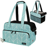 PetAmi small dog purse carrier front view showing breathable mesh for comfort on the go