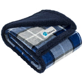 PetAmi soft sherpa fleece blanket provides cozy comfort on the sofa